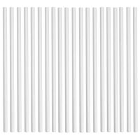Rink Drink Biodegradable Paper Drinking Party Wedding Celebration Straws - Solid White - Party Wedding Celebration Pack of 100