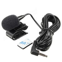 Hamanee 3.5mm Mic External Assembly Microphone for Car Vehicle Head Unit Bluetooth Enabled Audio Stereo Radio GPS DVD