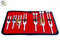 G.S 7 Tuning Forks Set Chiropractic Physical Diagnostic Instruments Best Quality