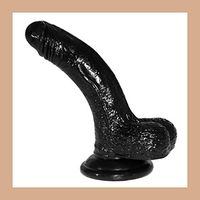 7.08inch/ 18cm Black Smooth dillos for Women- Can Make You Climax Continus -XQG