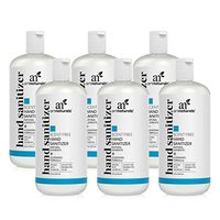 Artnaturals Alcohol Based Hand Sanitizer Gel (6 Pack 8 Fl Oz / 236ml) Infused with Jojoba Oil, Alovera Gel & Vitamin E - Unscented Fragrance Free Sanitize