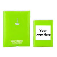 Mini Tissue Pack - 250 Quantity - $0.95 Each - Promotional Product/Bulk/Branded with Your Logo/Customized