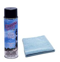 McKee's 37 CAR-500 Carolina Home and Patio Stainless Steel Cleaner & Polish for Kitchen Appliances, Ovens, Fridge, Microwave (Includes Microfiber Towel), 15 oz.