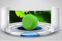 [Newest Version] FlatFin Car Super Mini Wireless Bluetooth 4.0 Hands-free Stereo Earphones with Microphone for iPhone iPad Samsung LG Motorola Nexus Android Smart Phone & Tablet, Green