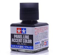 TAMIYA 87131 Panel Line Accent Color Black For Plastic Model Kit