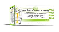 Lypo–Spheric Acetyl L–Carnitine – 30 Packets – 1,000 mg Acetyl L–Carnitine & Essential Phospholipids Per Packet – Liposome Encapsulated for Improved Absorption – 100% Non–GMO