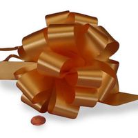 Gold Pull String Bow 5" | Quantity: 50 Width 1 1/4"