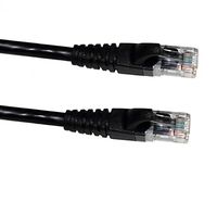 Elite CAT6 Snag-Free Ethernet Patch Cable, High Performance 100% Pure Copper, 10 Feet - Black