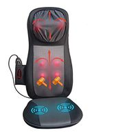Sotion Shiatsu Full Back Chair Massager with Heat Neck Shoulder Back Tapping Kneading Rolling Vibrating Seat Massager