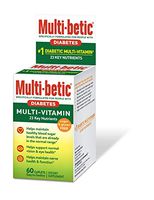 Multi-betic Multivitamin Dietary Supplement, Specifically Formulated for People with Diabetes, 60 Count Box