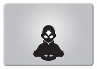 The Last Airbender Aang's Avatar State2 For Apple Macbook Decal Vinyl Sticker Apple Mac Air Pro Retina sticker