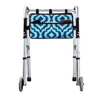 Fushida Walker Storage Bag with 5 Pockets,Rollator Organizer Pouch for Disabled Seniors,Versatile Tote Bags Store with iPhone Holder,Durable & Multiple Pockets for Walkers/Rollators/Scooters,GJ611