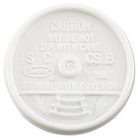 Dart Sip Thru Lids, Fits 6-10oz Cups, White - Includes 1000 per case.