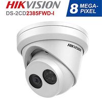 Hikvision 8 Megapixel IP Camera, H.265+ DS-2CD2385FWD-I Dome Security Camera Outdoor IP67 Firmware Upgradeable International Version (4mm Lens)