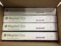 40/Cs of Mepitel One - 3" x 4" (7.5 x 10 cm), REF 289300, Soft Silicon Dressing, Case of 40