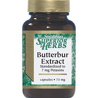 Swanson Butterbur Extract 75 mg 60 Caps