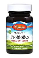 Carlson - Women's Probiotics, 10 Billion CFU - Cranberry, Digestive Support, Immune Function & Urinary Tract Health, 30 Vegetarian Capsules