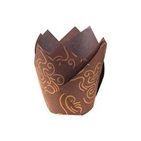Baking Cups,50 Pieces Tulip Cupcake Liners Baking Cup Holders and Muffin Liners Wrappers for Wedding, Birthday, Christmas, and Baby Shower Parties