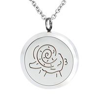 Aromatherapy Essential Oil Diffuser Necklace Perfume Fragrance Aries Pendant Charms Locket