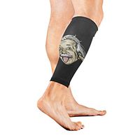 SLHFPX Leg Sleeve Funny Albert Einstein Compression Socks Support Non Slip Calf Sleeves for Yoga, Running, Shin Splint, Calf Pain Relief, Runners, Medical, Air Travel, Nursing, Cycling 1Pair