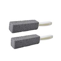 2 PC Pumice Cleaning Stone Toilet Bowl Cleaner Hard Water Ring Remover for Grill Griddle/Kitchen/Bath/Pool/Spa/Household Cleaning