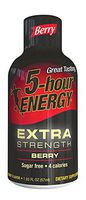 5-Hour Energy Extra Strength Dietary Supplement, Berry, 4 Count