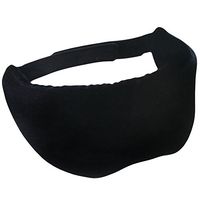 NEW Foam Sleep Eye Mask Heat Sensitive with Velvet Cover Thick