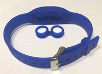 Pillbands - Adjustable Silicone Wristband with Chamber for Holding Aspirin, Benadryl, Tylenol 3, Tylenol 4, Maxalt, and Other medications (Blue)