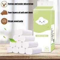 Ultra Comfort Care Toilet Paper, Extra Soft Matic Paper Hand Towel Roll, Compact Coreless Recycled Familly Mega Roll, 10 Big Rolls