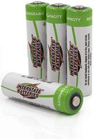 Interstate Batteries AA Rechargeable Batteries (NIMH AA Battery) 4 Pack - 1.2V 2.5AH (NIC1460)