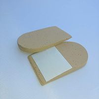 Atlas Biomechanics Adjustable Heel Lift, 1 Pair, Medical Grade Cork (Large (3" Wide))