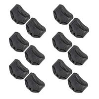 SUPVOX Metatarsal Pad Ball of Foot Cushions Gel Mortons Neuroma Callus Inserts Honeycomb Forefoot Front Palm 6 Pairs (Black)