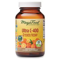 MegaFood, Ultra C-400, Supports Immune and Cellular Health, Antioxidant Vitamin C Supplement, Gluten Free, Vegan, 60 Tablets (60 Servings) (FFP)