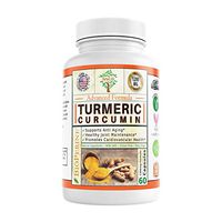 NewLife Rx Turmeric Curcumin -1300mg Premium-BioPerine-95% Curcuminoids. 1300mg dose. Full 30 doses. Supports Heart, Joints, Anti-Inflammation. Antioxidant. Made in USA