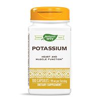 Nature's Way Potassium Complex, 99 mg per Serving, 100 Capsules, Pack of 3