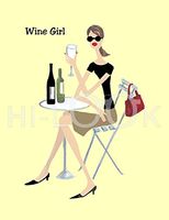 Hi-Look Microfiber Cleaning Cloth - Wine Girl