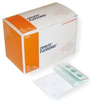 Smith And Nephew Opsite Flexigrid Transparent Adhesive Dressing 4" X 4 3/4" - Box of 10