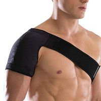 YL Shoulder Support Brace,Adjustable and Breathable Cuff Support for Injury Recovery Joint Protection for Men and Women(One Size,Left Or Right),Right