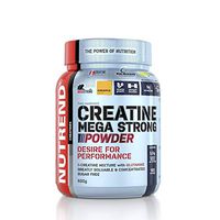 Nutrend CREATINE MEGA Strong Powder 500g L-glutamine Sugar Free Muscle Increase Strength Peach Flavor