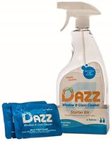 Dazz Natural Cleaning Tablets - Window and Glass Cleaner Starter Kit