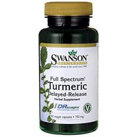 Swanson Full Spectrum Turmeric Delayed Release 750 Milligrams 60 Veg Capsules