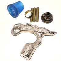 Nautical World Vintage Solid Aluminum Dragon Head Handle Antique Style Men Women