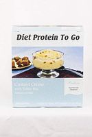 Diet Protein to Go Pudding - Custard Crème with Toffee Bits - High Protein - Low Calorie - Low Carb - 15% DV Calcium - 12 Grams of Protein - 90 Calories - 7/Box