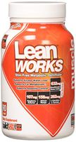 Muscle Elements LEANWORKS – Stimulant Free Thermogenic Fat Burner & Metabolic Optimizer with L-Carnitine & Green Coffee Bean Extract, Best Caffeine Free Fat Burner, 90 Count