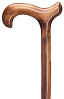 Men Derby Cane Scorched English Chestnut  -Affordable Gift! Item #DHAR-9762409