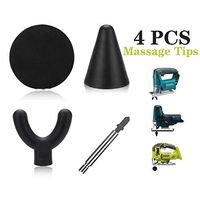 Percussion Massage Tip and Bit for Jigsaw, Relaxing Personal Massage Tool Jigsaw Massage Adapter Attachment