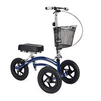 EzGo All Terrain Knee Scooter Off Road Heavy Duty Walker Pneumatic Wheels Easy Steering