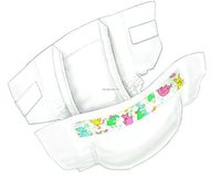 Pack of 34 Curity Baby Diapers 12 - 18 lbs 2 Sm/Med KENDALL HEALTHCARE PROD.