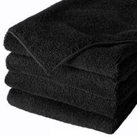 Lovely999 12 Black Microfiber 16x16 Cleaning Cloth Detailing polishing Towels Rags 320 GSM,These Towels are Professional Grade and are NOT The Thin Big Box Store MISSHAPE Discounted
