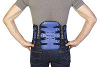 Back Flex Lumbar Brace - Maximum Pain Relief for Herniated Discs, Degenerated Discs, Spinal Stenosis, Facet Arthritis, and Lumbago - by BioSkin (Med/Large)